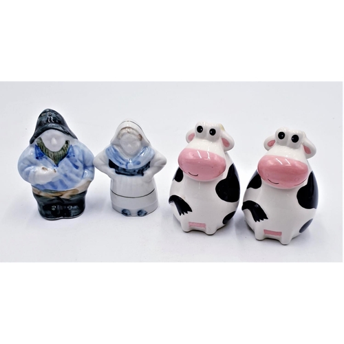 222 - NOVELTY SALT And PEPPER POTS (4)