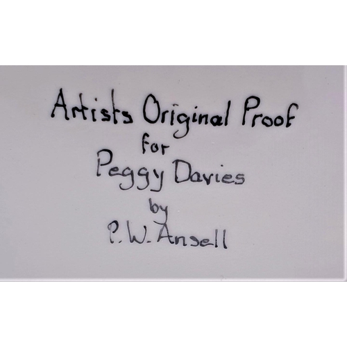 245 - PEGGY DAVIES STUDIO'S  CHARACTER FIGURINE (Original Artist Proof By P.W.Ansell )