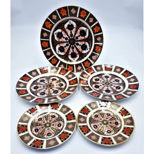 45 - ROYAL CROWN DERBY CHINA 24cm Dia PLATE (2) , 21.5cm Dia PLATES (2) Plus 16cm Dia PLATES (2) ALL IN T... 