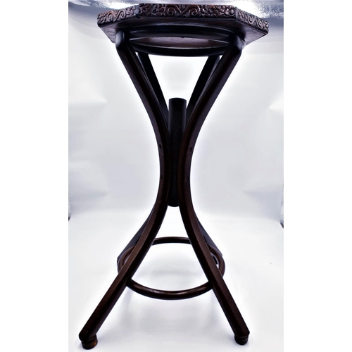 453 - WOODEN 69cm OCTAGONAL UMBRELLA STAND TABLE  (Please Note This Lot WILL NOT BE PACKED OR SHIPPED....C... 