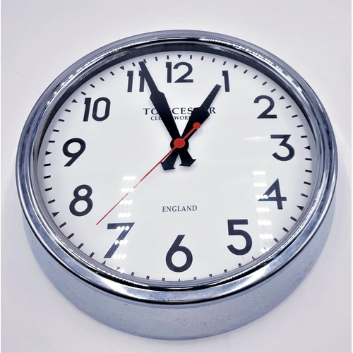 587 - CLOCKWORKS Large 36cm Dia WALL CLOCK