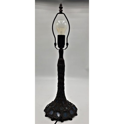 588 - TIFFANY STYLE Large 58cm LAMP BASE (Working At Time Of Photograph) (Please Note This Lot WILL NOT BE... 