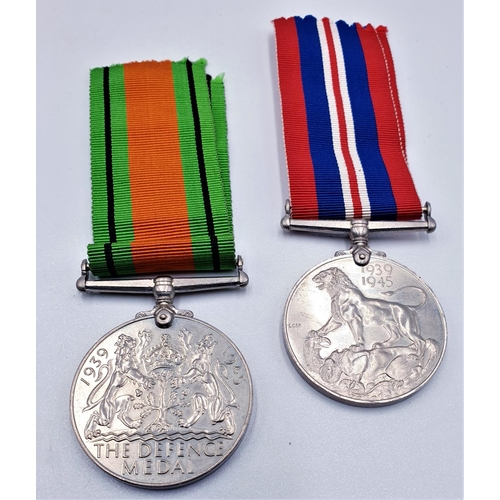 605 - WWII DEFENCE And WARE MEDALS (Boxed And Papers)