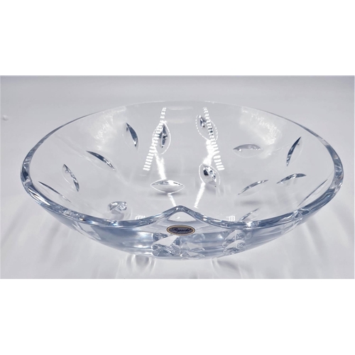 617 - ROGASKA CRYSTAL Large 34cm Dia BOWL (Original Box)