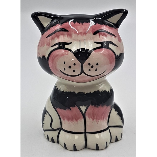 685 - LORNA BAILEY 13.5cm MODEL OF MACK THE CAT Signed By Lorna Bailey