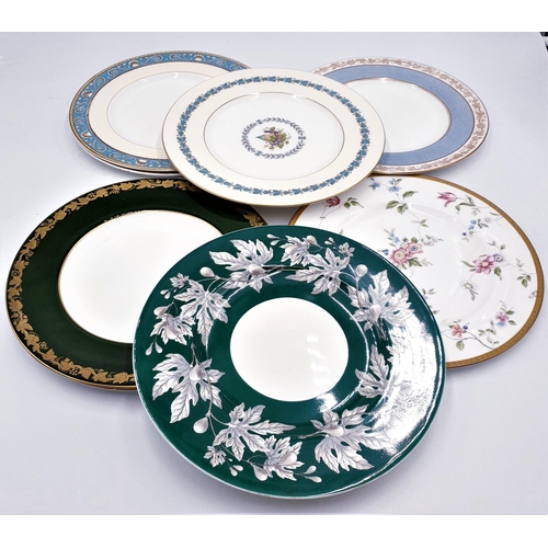 736 - WEDGWOOD CHINA ASSORTED DINNER PLATES