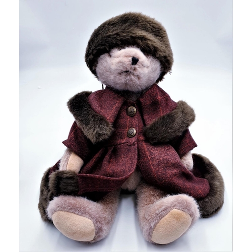 772 - PLUSH DRESSED TEDDY BEAR