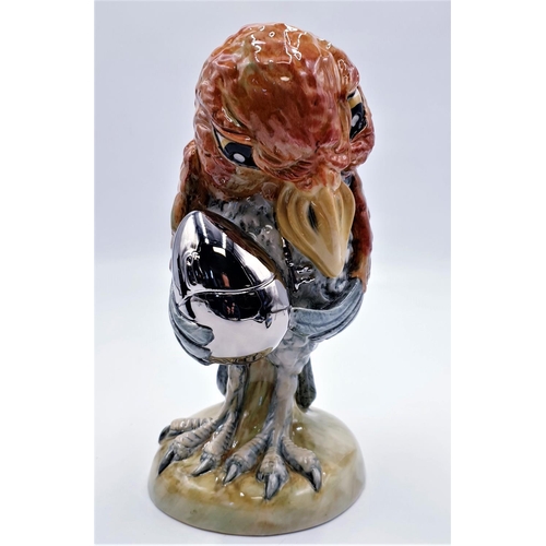 83 - PEGGY DAVIES CERAMICS Large 26cm (Hand Painted) MODEL OF A GROTESQUE BIRD 