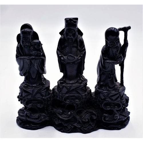 166 - RESIN ORIENTAL FIGURINE 