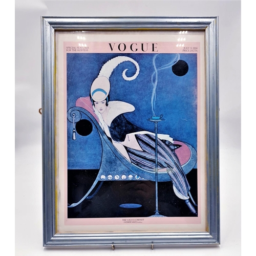 652A - FRAMED VOGUE ART DECO LADY