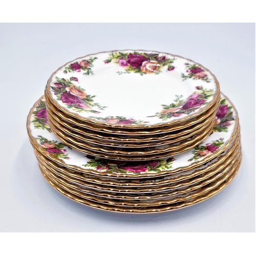 ROYAL ALBERT CHINA 20.5cm Dia PLATES (6) & 16cm Dia PLATES (6) IN THE
