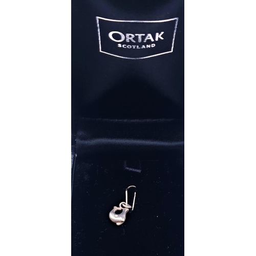 44 - ORTAK SILVER SEALION CHARM By Malcolm Gray (Original Box)