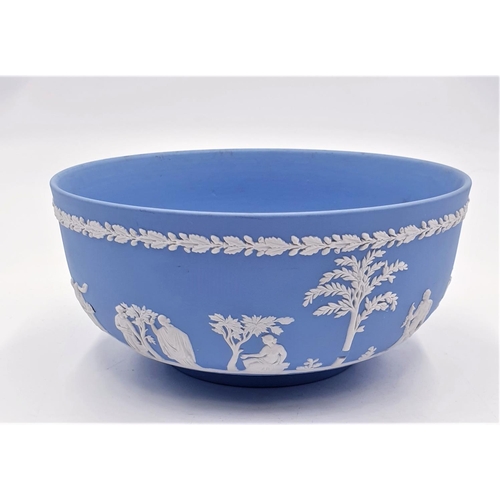 58 - WEDGWOOD BLUE JASPER WARE Large 20.5cm Dia BOWL