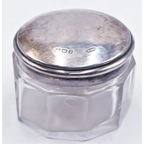 SILVER TOPPED JAR By William Vale & Sons 1919