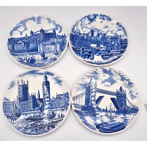 769 - JOHNSON BROTHERS LONDON SCENE PLATES (4)