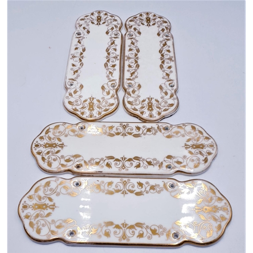 796 - VICTORIAN DOOR FINGER PLATES (4)