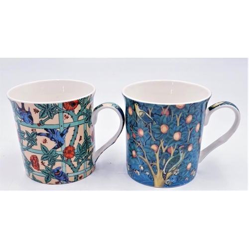 801 - WILLIAM MORRIS BIRD MUGS (2)