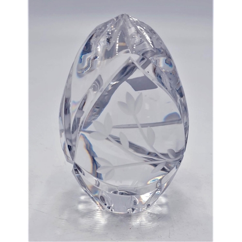 144 - CUT CRYSTAL PAPERWEIGHT