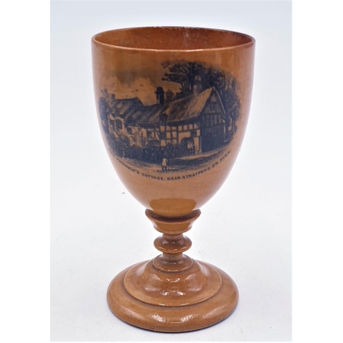 431 - MAUCHLINE WARE EGG CUP 