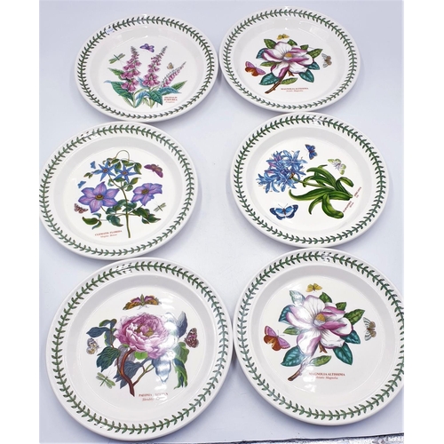 480 - PORTMEIRION 26.5cm Dia DINNER PLATES (6) IN THE BOTANIC GARDEN DESIGN