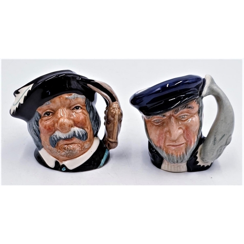 79 - ROYAL DOULTON SMALL TOBY JUGS (2) SANCHO PANCA & CAPT AHAB