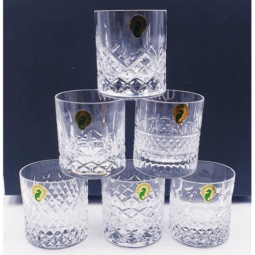 766 - WATERFORD CRYSTAL (Boxed Set Of Six) TUMBLERS IN THE HERITAGE DESIGN