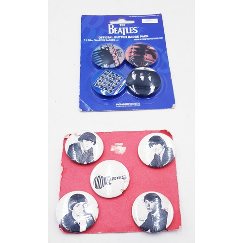 793 - BEATLES BUTTON BADGES (Two Pkts)