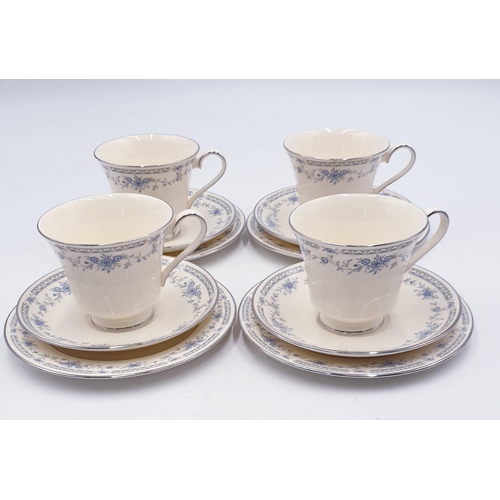 800 - MINTON CHINA TRIO'S (4) IN THE BELLEMEADE DESIGN (Marked 2nds)