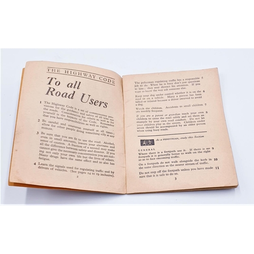 207 - A EARLY COPY OF THE HIGHWAY  CODE