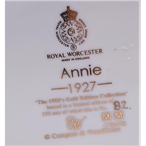 291 - ROYAL WORCESTER CHINA 21cm FIGURINE 