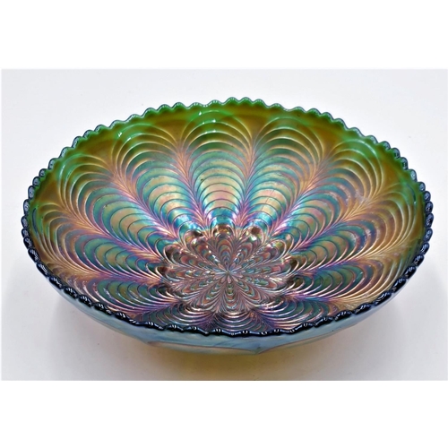300 - CARNIVAL GLASS SWEET DISH