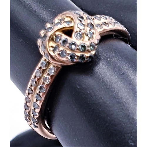 303 - PANDORA RING (Marked T1 ALE METAL (Size K ,Total Weight 2.4 Grams)  (Boxed)