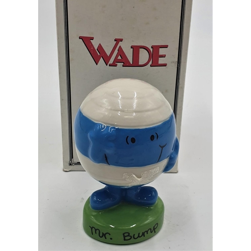 318 - WADE CHARACTER FIGURINE  'MR BUMP' No 2112 FROM THE Mr MEN COLLECTION (Certificate & Original Box)