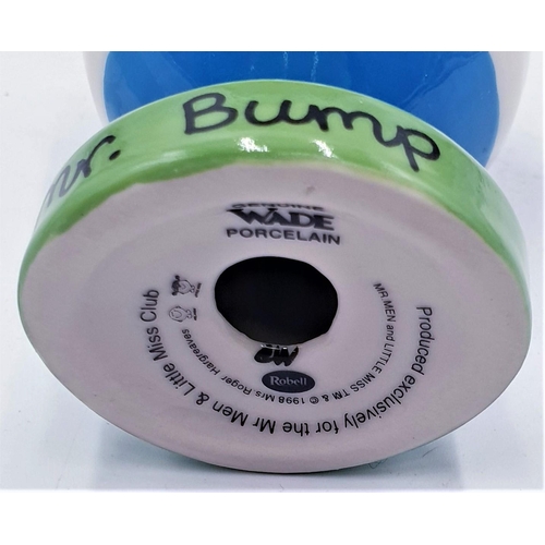 318 - WADE CHARACTER FIGURINE  'MR BUMP' No 2112 FROM THE Mr MEN COLLECTION (Certificate & Original Box)