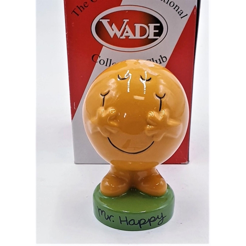 319 - WADE CHARACTER FIGURINE 'MR HAPPY' No 1041 FROM THE Mr MEN COLLECTION (Certificate & Original Box)