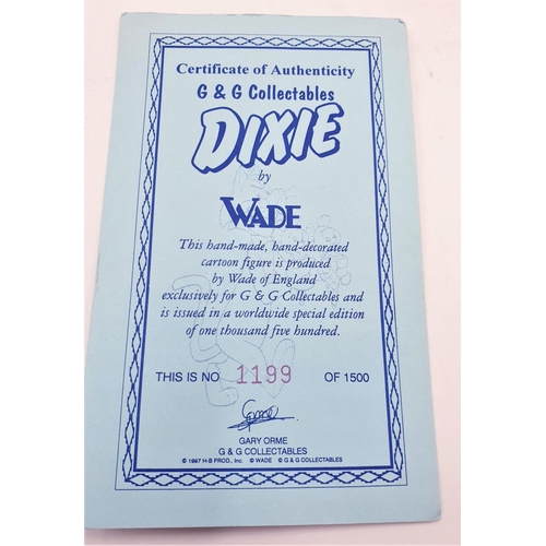 320 - WADE CHARACTER FIGURINE FIGURINE 'DIXIE' Exclusively For G & G Collectables (Limited Edition Of 1,50... 
