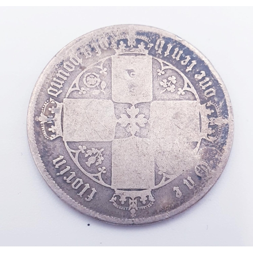 328 - GOTHIC 1860 FLORIN/TOKEN/DISC