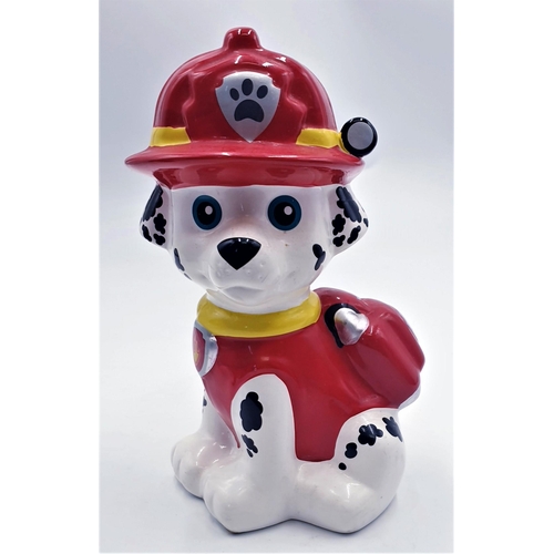 758 - STARPOINT NEW YORK DOG FIREFIGHTER MONEY BOX