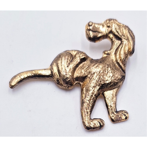 764 - BROOCH FASHIONED AS A DOG