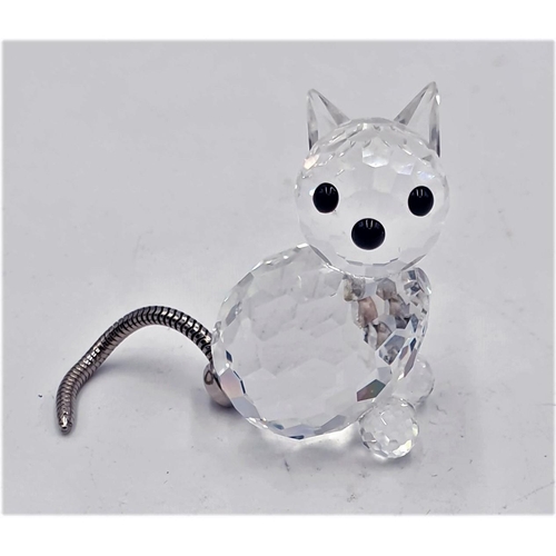 766 - SWAROVSKI CRYSTAL 3cm MODEL OF A CAT (2nd Variation)
Designer: Max Schreck,Introduced: 1982 Retired:... 