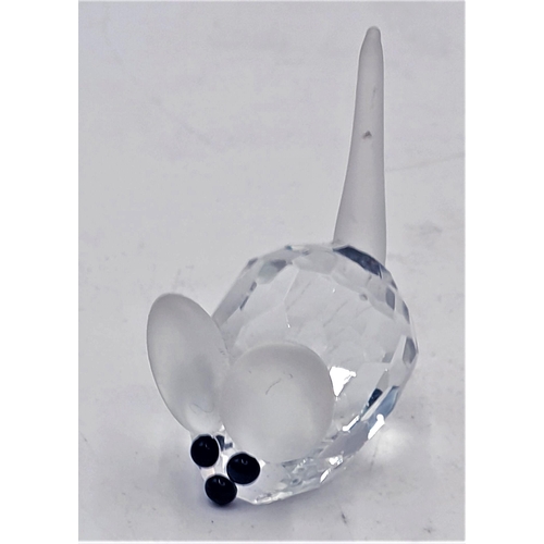 767 - SWAROVSKI CRYSTAL 3.5cm MODEL OF A MOUSE