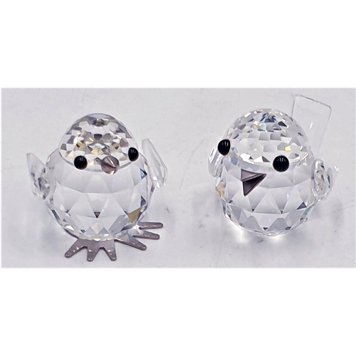 768 - SWAROVSKI CRYSTAL CHICKS (2)