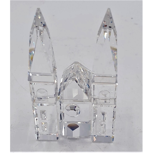 775 - SWAROVSKI CRYSTAL 5.5cm MODEL OF A CITY – CATHEDRAL 
Designer: Gabriele Stamey
Introduced: 1990
Reti... 