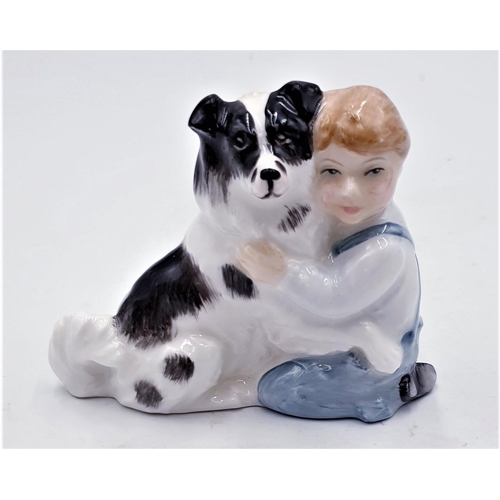 79 - ROYAL DOULTON Small 7.6cm CHARACTER FIGURINE 'BEST FRIENDS' (Style One) HN 3935 1997/99 Only Designe... 