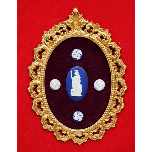 231 - FRAMED WEDGWOOD CAMEO'S