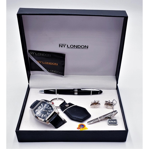 78 - NY Of London GENTS WATCH GIFT SET