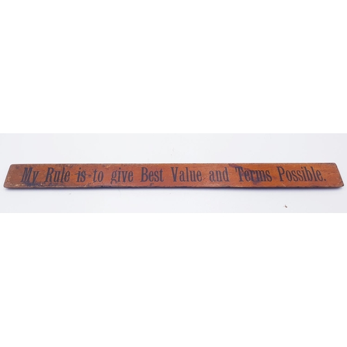 547 - DRAPERS RULER c1930s