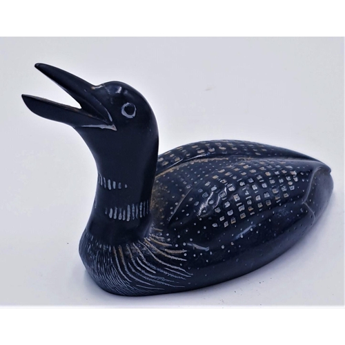 819 - CANADIAN 12cm CARVED DUCK