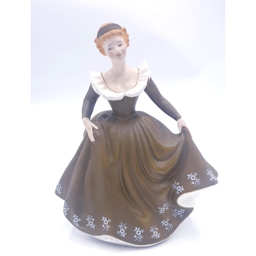 155 - ROYAL DOULTON Large 18.4cm GERALDINE (Matte) HN 2348 1972/76 Only Designed By Peggy Davies.
(Charlto... 