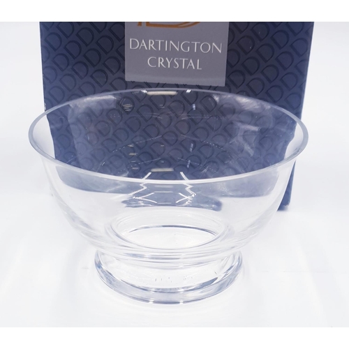 159 - DARTINGTON CRYSTAL 14.5cm Dia FOOTED BOWL (Original Box)
(Dartington Glass as it was originally call... 